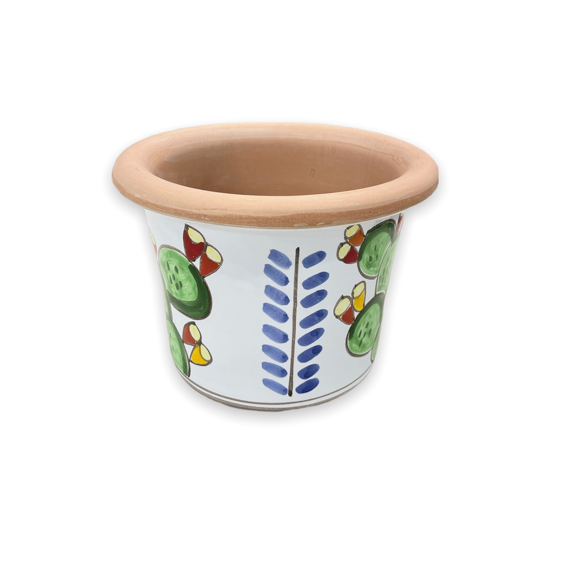 Round prickly pear plant holder
